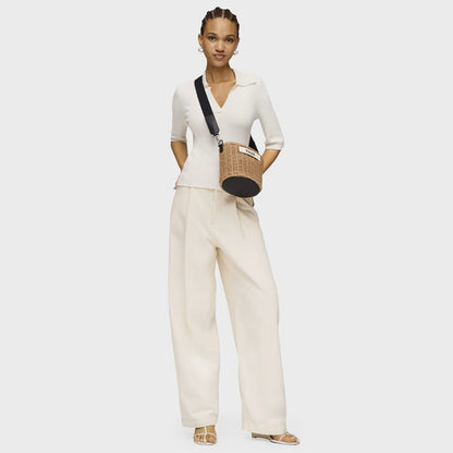 Bolso Tous saca scoubidou natural negro