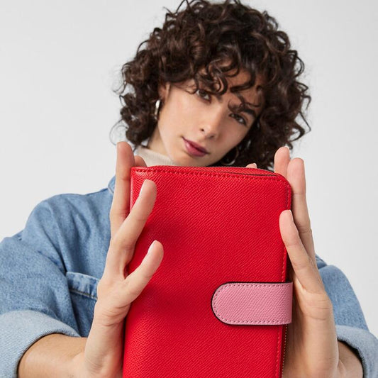 Cartera Tous Billetera new dubai Saffiano M Rojo