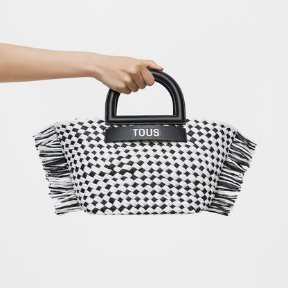 Bolso Tous Capazo de Rafia Mediano Dora