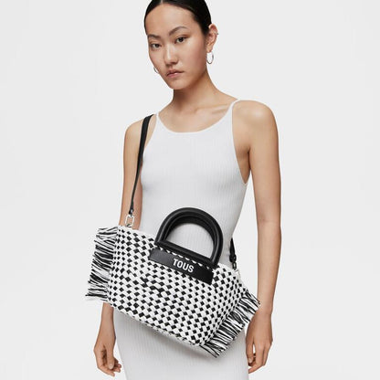 Bolso Tous Capazo de Rafia Mediano Dora