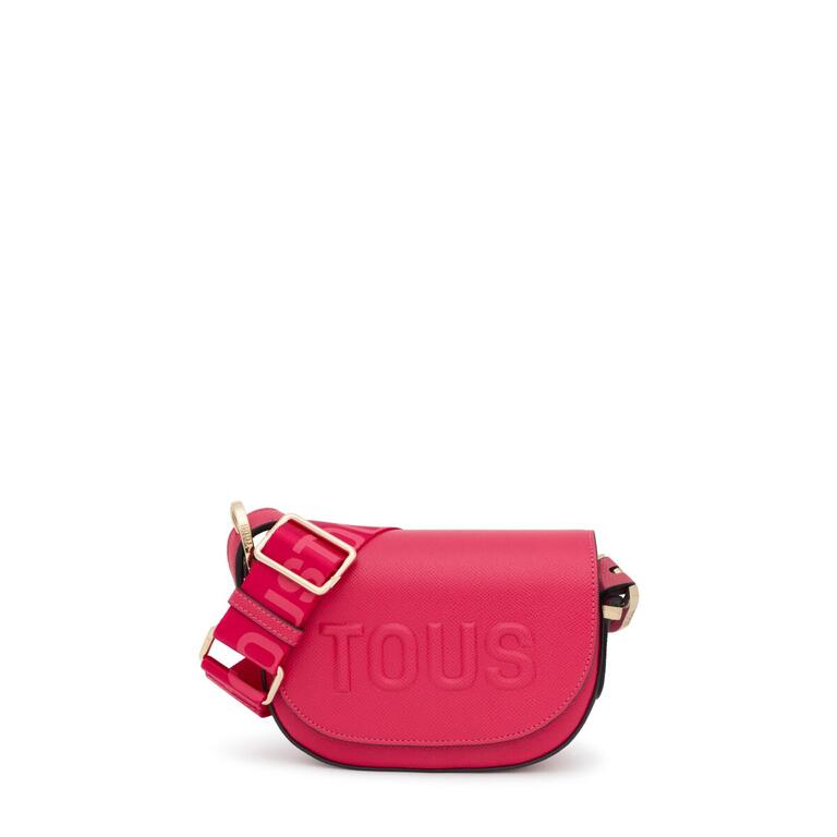 Bolso Tous Bandolera Mini Medialuna Fucsia