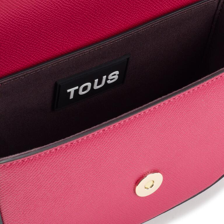 Bolso Tous Bandolera Mini Medialuna Fucsia