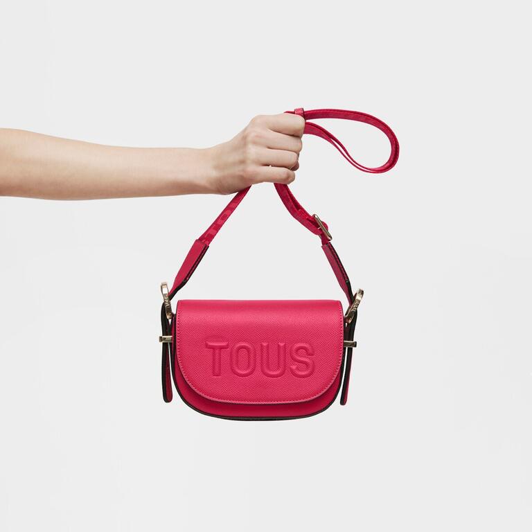 Bolso Tous Bandolera Mini Medialuna Fucsia