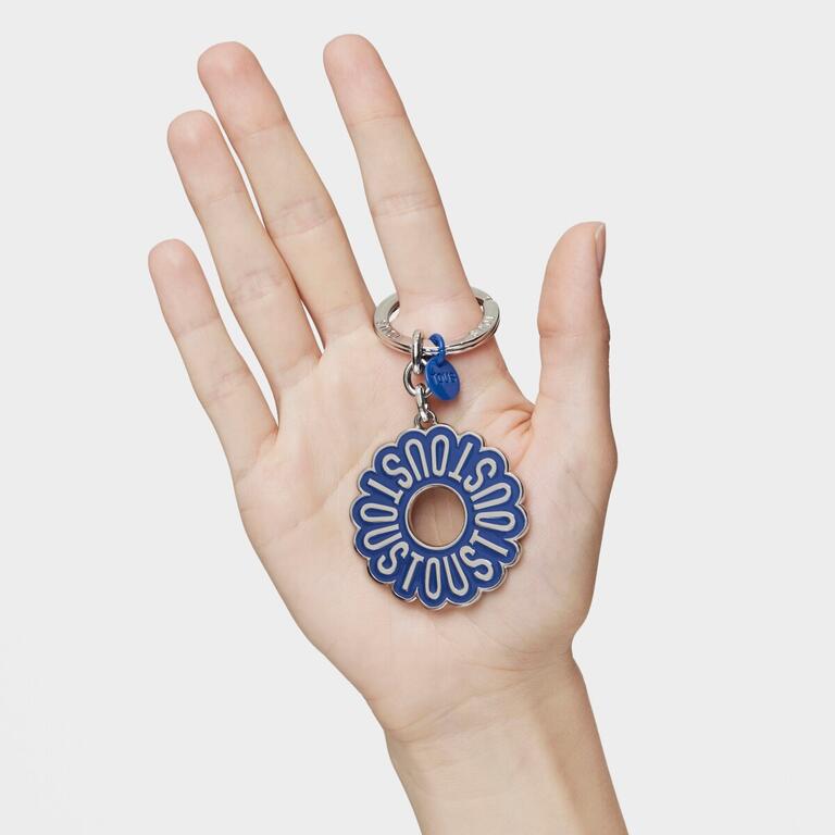 Llavero Tous Circle Logo Azul