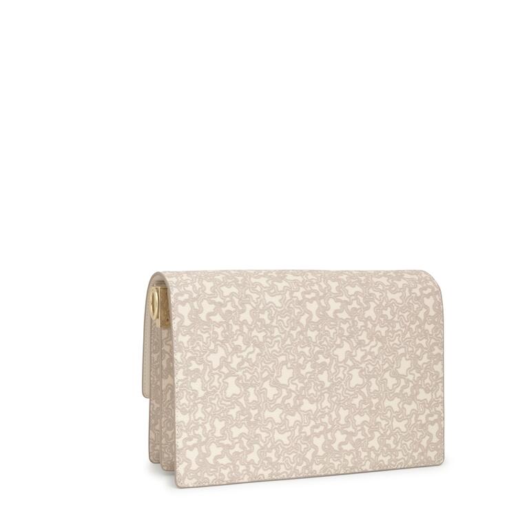 Bolso Tous Bandolera M Audree Kaos mini lines beige