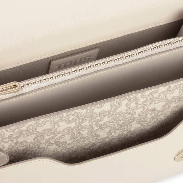 Bolso Tous Bandolera M Audree Kaos mini lines beige