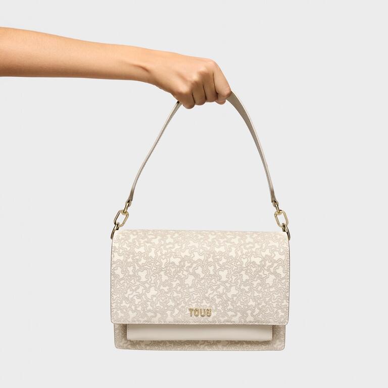 Bolso Tous Bandolera M Audree Kaos mini lines beige