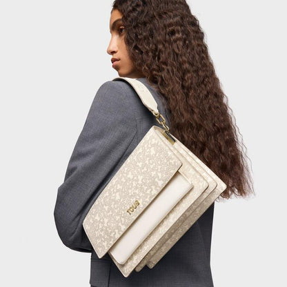 Bolso Tous Bandolera M Audree Kaos mini lines beige