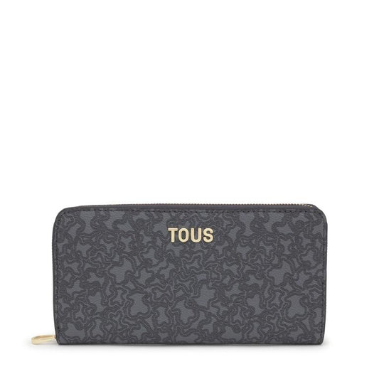 Cartera Tous Billetera gris oscuro Kaos Mini Lines