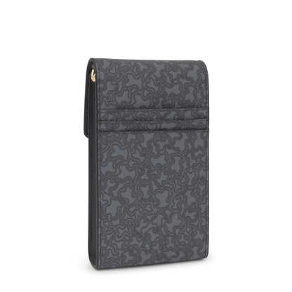 Bolso Tous funda de móvil colgante gris oscuro Kaos Lines