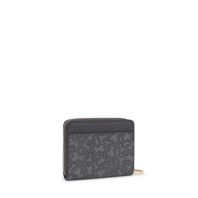 Cartera Tous monedero M Kaos Mini lines gris oscuro