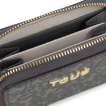 Cartera Tous monedero M Kaos Mini lines gris oscuro