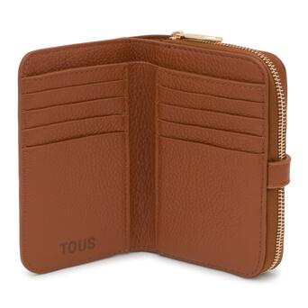 Cartera Tous Billetera M Buckles Camel