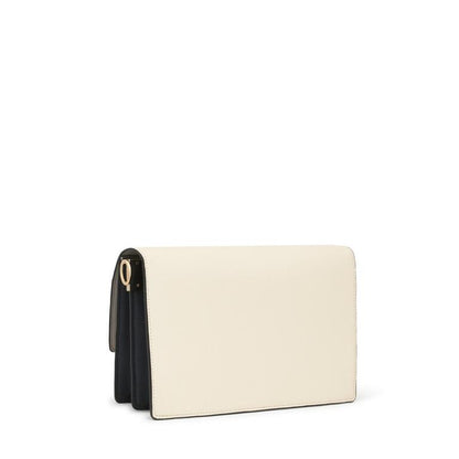 Bolso Tous Bandolera M Audree Saffiano beige-gris