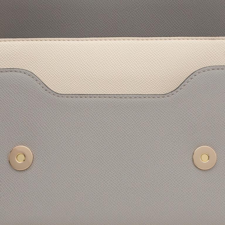 Bolso Tous Bandolera M Audree Saffiano beige-gris