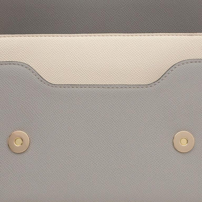 Bolso Tous Bandolera M Audree Saffiano beige-gris