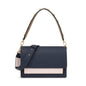 Bolso Tous Bandolera M Audree Saffiano azul marino-rosa claro