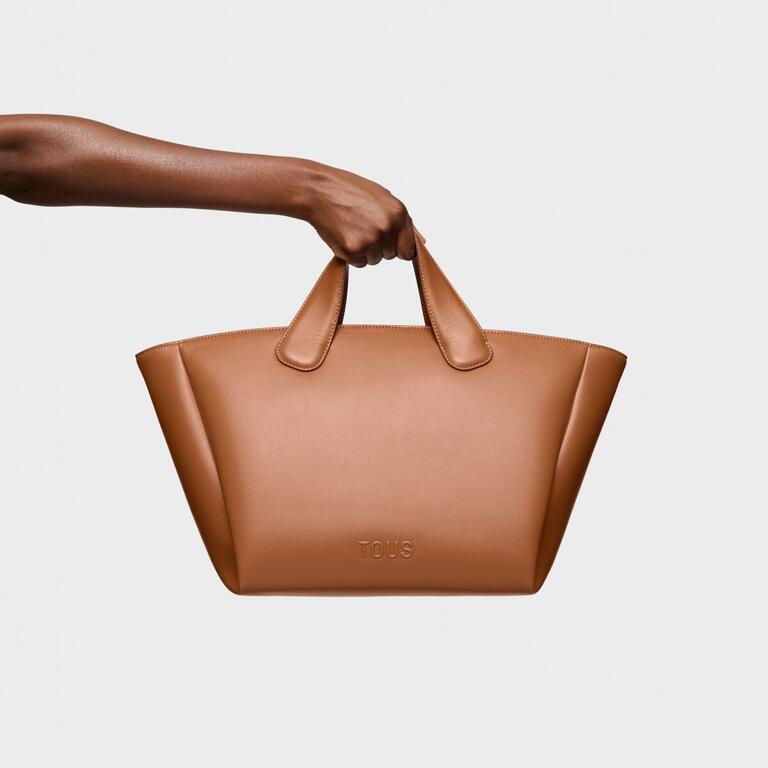 Bolso Tous Capazo L Bloom Camel