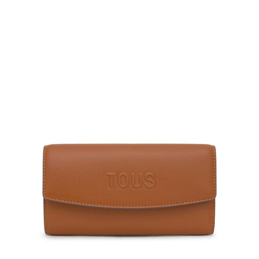 Cartera Tous Billetera L Pocket Tous Bloom camel