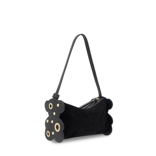 Bolso Tous de Hombro Salsi Negro-Dorado