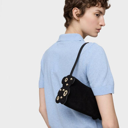 Bolso Tous de Hombro Salsi Negro-Dorado