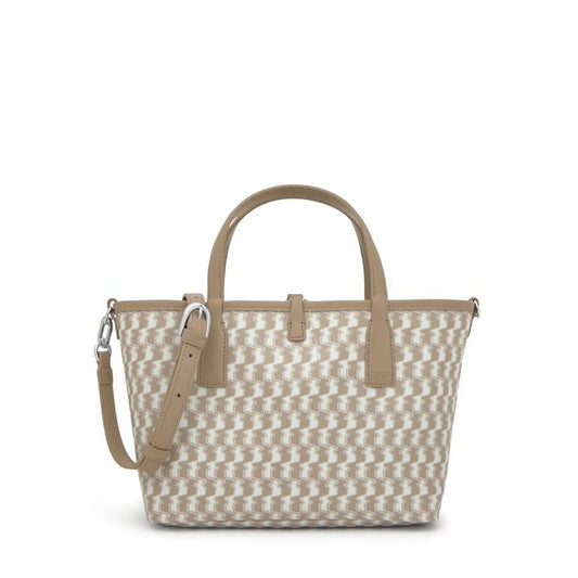 Bolso Tous Capazo M double-way bear beige