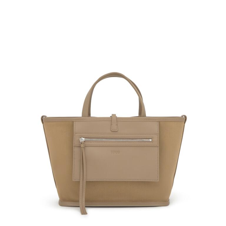 Bolso Tous Capazo M double-way bear beige