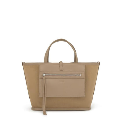 Bolso Tous Capazo M double-way bear beige