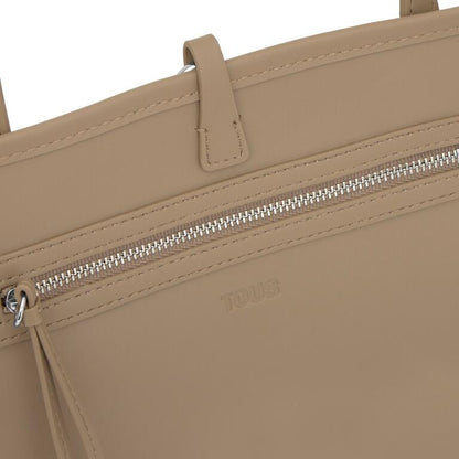 Bolso Tous Capazo M double-way bear beige
