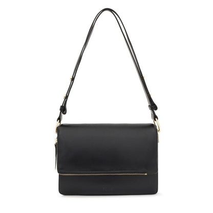 Bandolera mediana negro Audree Soft