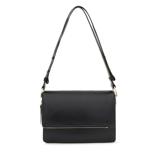 Bandolera mediana negro Audree Soft