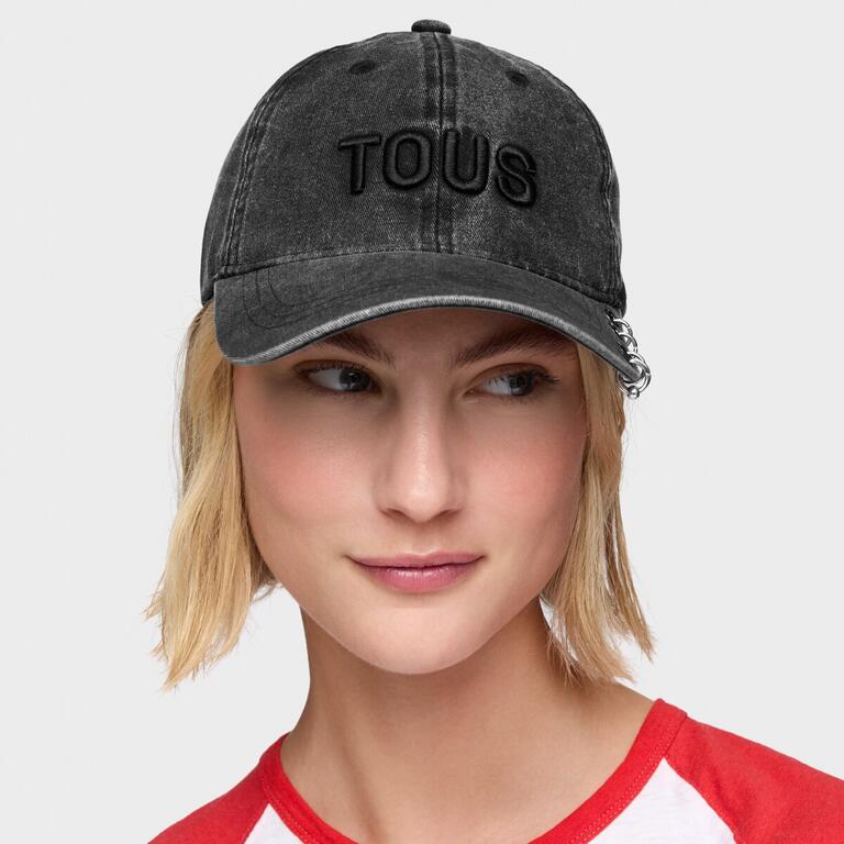 GORRA TOUS EARRINGS NEGRO