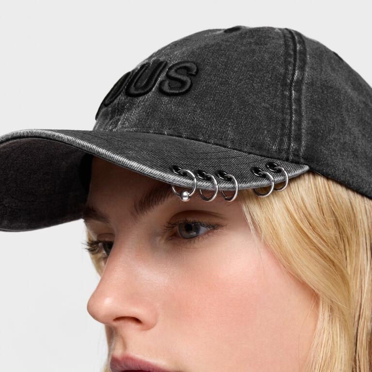 GORRA TOUS EARRINGS NEGRO