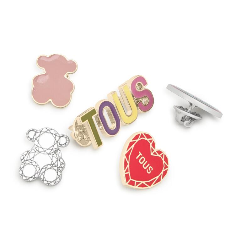 Pack Pins dorados TOUS Bear Style