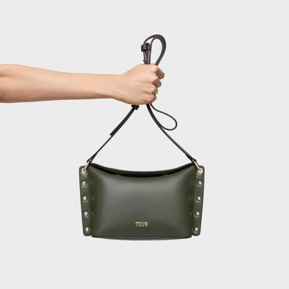 Bolso Tous Bandolera Jewelry studs S caqui