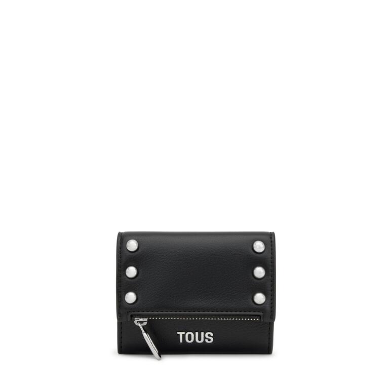 Cartera Tous Billetera Jewelry studs S Negro