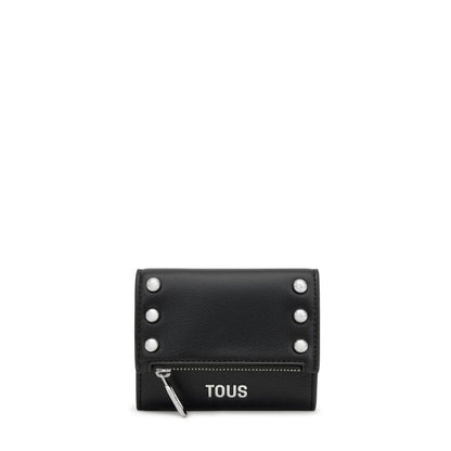 Cartera Tous Billetera Jewelry studs S Negro