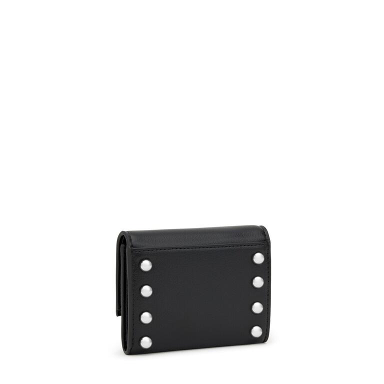 Cartera Tous Billetera Jewelry studs S Negro