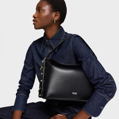 Bolso Tous City Jewelry studs Negro