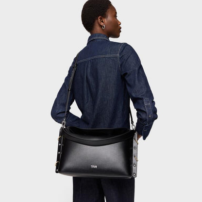 Bolso Tous City Jewelry studs Negro