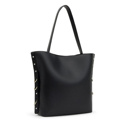 Bolso Tote Tous jewelry studs negro