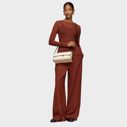 Bolso Tous Bandolera Back to basics M Beige marrón