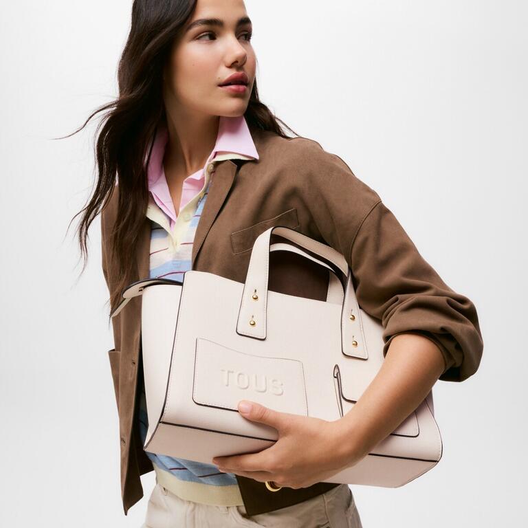 Bolso Tous Bowling M. Back to Basics Beige