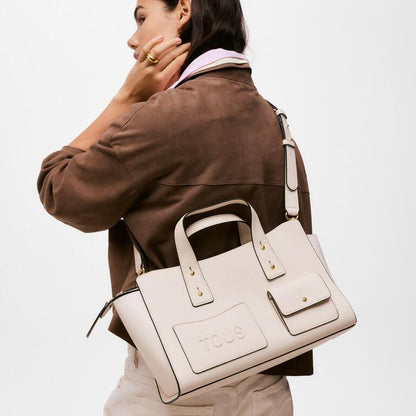 Bolso Tous Bowling M. Back to Basics Beige