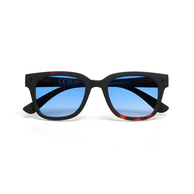 Gafas De Sol Okkia Giovanni black havana - Blue lens