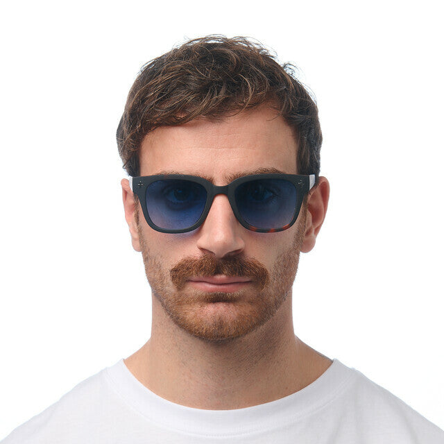 Gafas De Sol Okkia Giovanni black havana - Blue lens