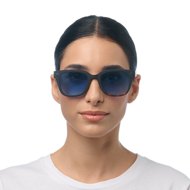 Gafas De Sol Okkia Giovanni black havana - Blue lens