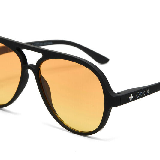 Gafas De Sol Okkia Alessio Black - Lens Yellow