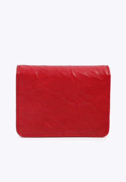 Monedero Lola Casademunt y llavero forrado LC ROJO-ROSA