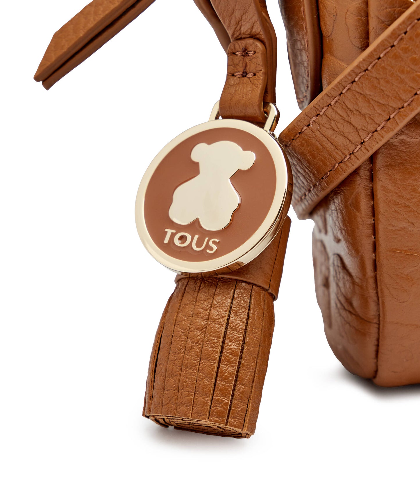 Bandolera Tous Sherton de Piel en color Marrón